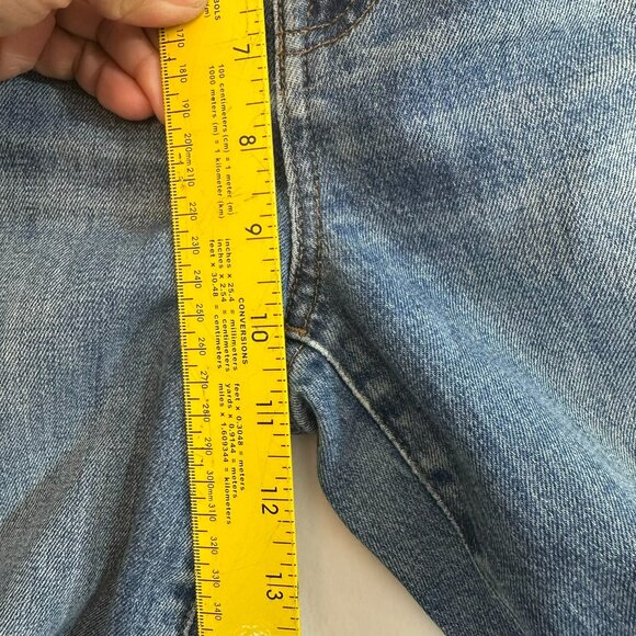 Madewell Slim Wide-Leg Cropped Women's Size 23 Light/Med Wash - Picture 10 of 11